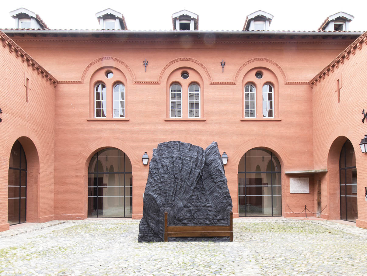 Hugo Bel sculpteur, installation, artiste, in situ, castelet, Toulouse